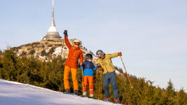lyže ještěd Poslední víkend sezóny ve Skiareálu Ještěd